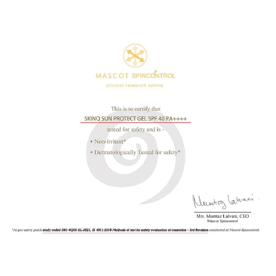 Sun Protect Ultra Light Non Sticky Sunscreen Gel: SPF 40 PA+++ with Vitamin C PRODUCT HIGHLIGHTS